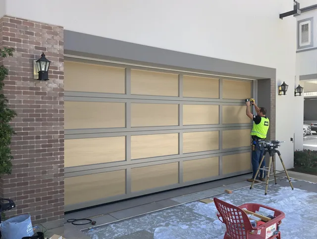 Garage door replacement service by New Franklin Garage Door Repair in New Franklin