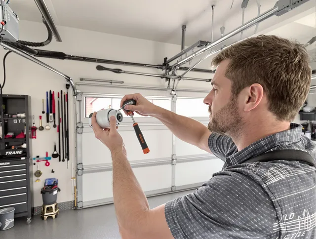 Garage door opener repair service by New Franklin Garage Door Repair in New Franklin